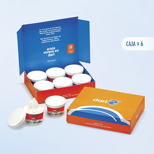 Caja Vasitos x 6 und.